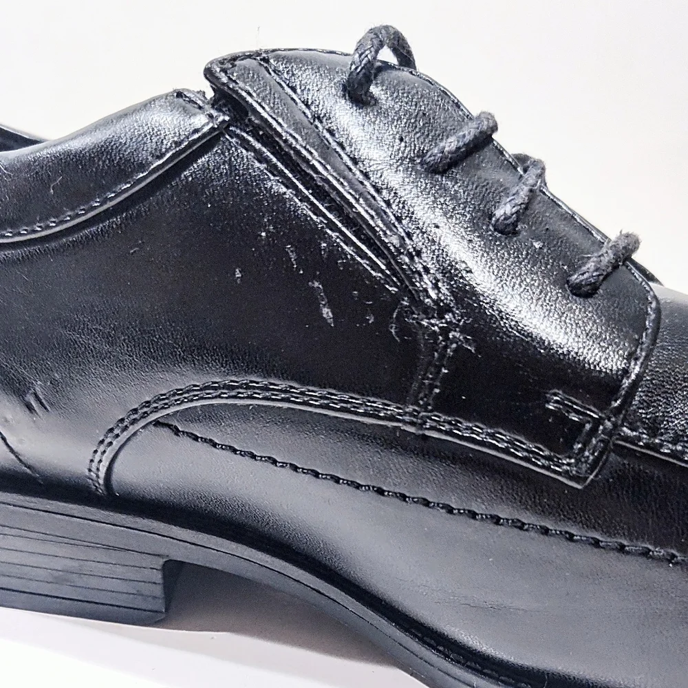Reaction Kenneth Cole Ultra Slick Mens Size 11.5 M Black Man-made Dress Lace-Up - Picture 12 of 12